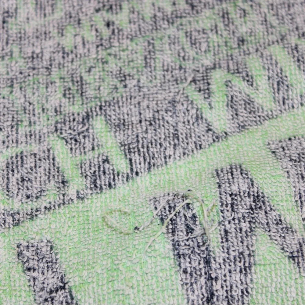 Miami Beach Neon Green & Black Beach / Travel Towel